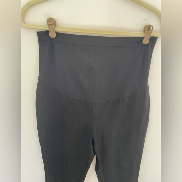Old Navy Active Maternity Leggings full panel Stevie flare split hem pants large - Picture 4 of 9